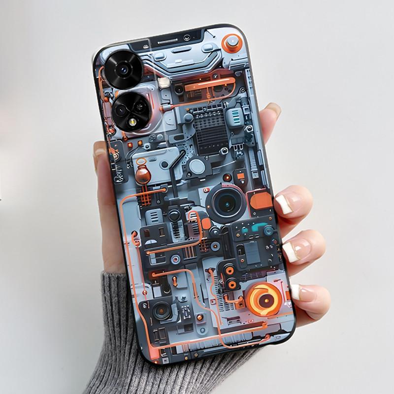 Per Custodia TCL 50 5G TCL 50 SE Carino Cartone Animato Ragazzi Ragazze Morbido TPU Silicone Copri Telefono Per TCL50 XE Nxtpaper Antiurto Coque Fundas