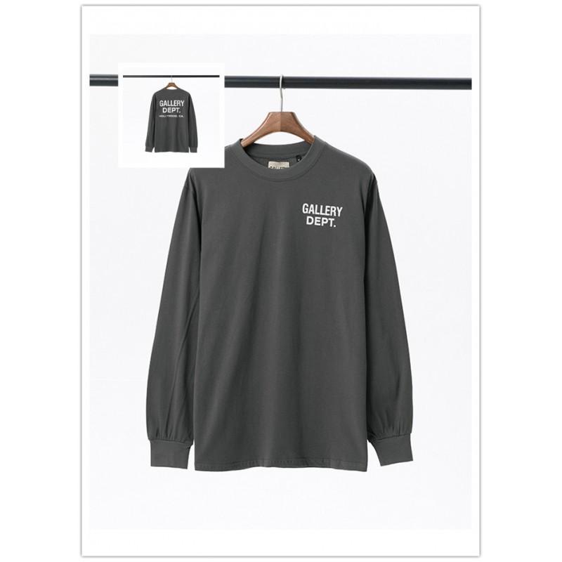 GALLERY DEPT Hoodie Men Women Oversized Cotton Fleece Pullover Sweatshirt Streetwear Loose Fit Long Sleeve