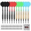 CyeeLife Plastic Tip Darts – 12-Point Darts for Electronic Dartboards, 18g