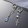 Gothic  Rock Punk Cross Star Drop Long Earrings Women Men Hip Hop Party Jewelry Gift Y2K Korean Trend