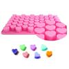55 Gitter Silikon Schokoladenform Lebensmittelqualität Kleine Liebe Herzform Kuchen Backform Antihaft-Kerzenformen Fondant Süßigkeitenform