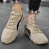 Neue Herren Freizeitschuhe aus echtem Leder Schweinsleder Ganzjahresschuhe Mode Ballerinas Bequeme Atmungsaktive Weiche Sportsneaker Größe 46