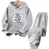 Children's Hoodie Suit, Simple and Versatile Campus Style, Comfortable Hoodie Clothing