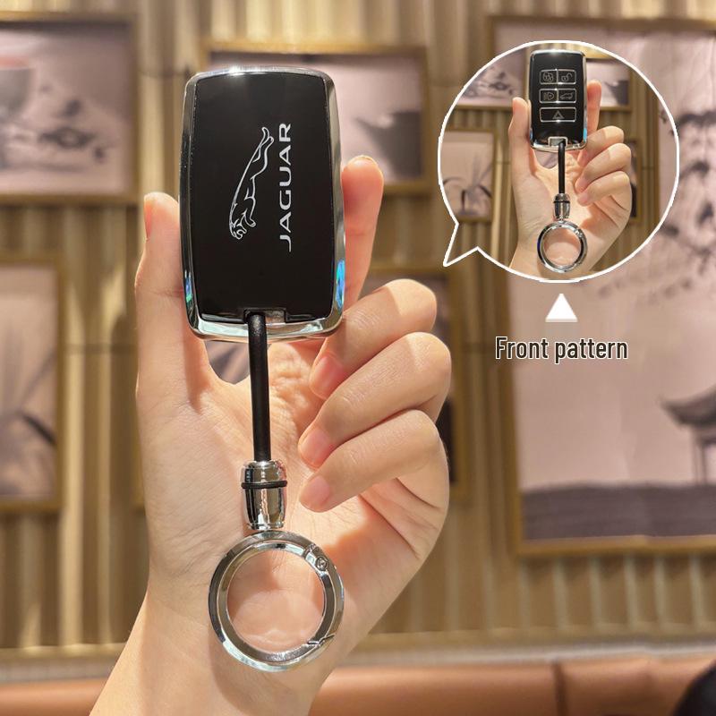 Jaguar XFL/XEL/F-Pace/F-Type/E-Pace/XE Stylish Key Cover with Buckle for Women