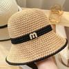 Summer Bucket Hats Cap For Women Double Layer Spring Fisherman Hat Outdoor Foldable Suncreen Beach Hat