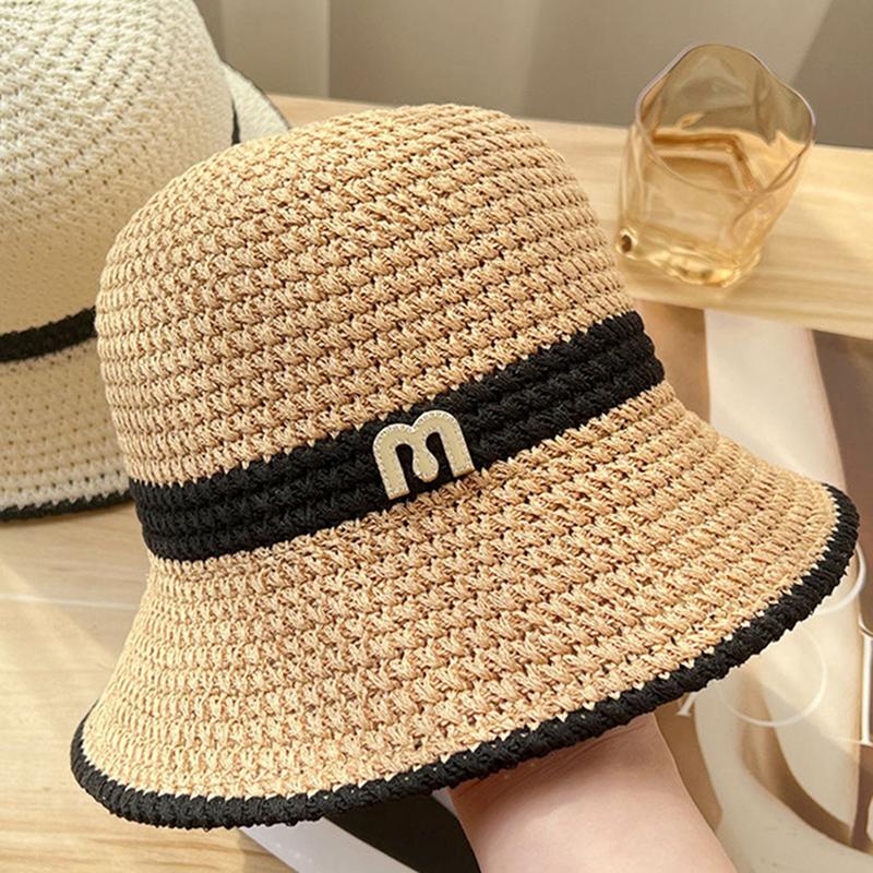 Summer Bucket Hats Cap For Women Double Layer Spring Fisherman Hat Outdoor Foldable Suncreen Beach Hat