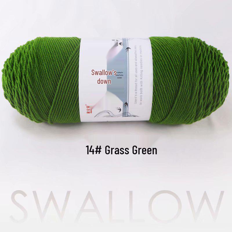 4 Liang Five-Strand Yarn: Cotton-Wool Medium-Thick Knitting Yarn for DIY Scarves and Shawls