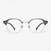 Aloeyewear [ALOXROUNZ] Round Panto Gold Frame ARA9102 C2 Gray/Silver