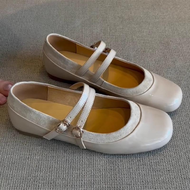 Fashion Elegant Ballet Flats Shoes Designer Loafers Shoes 2025 Summer New Brand Shallow Buckle Sandals Walking Soft Zapatillas De Mujer