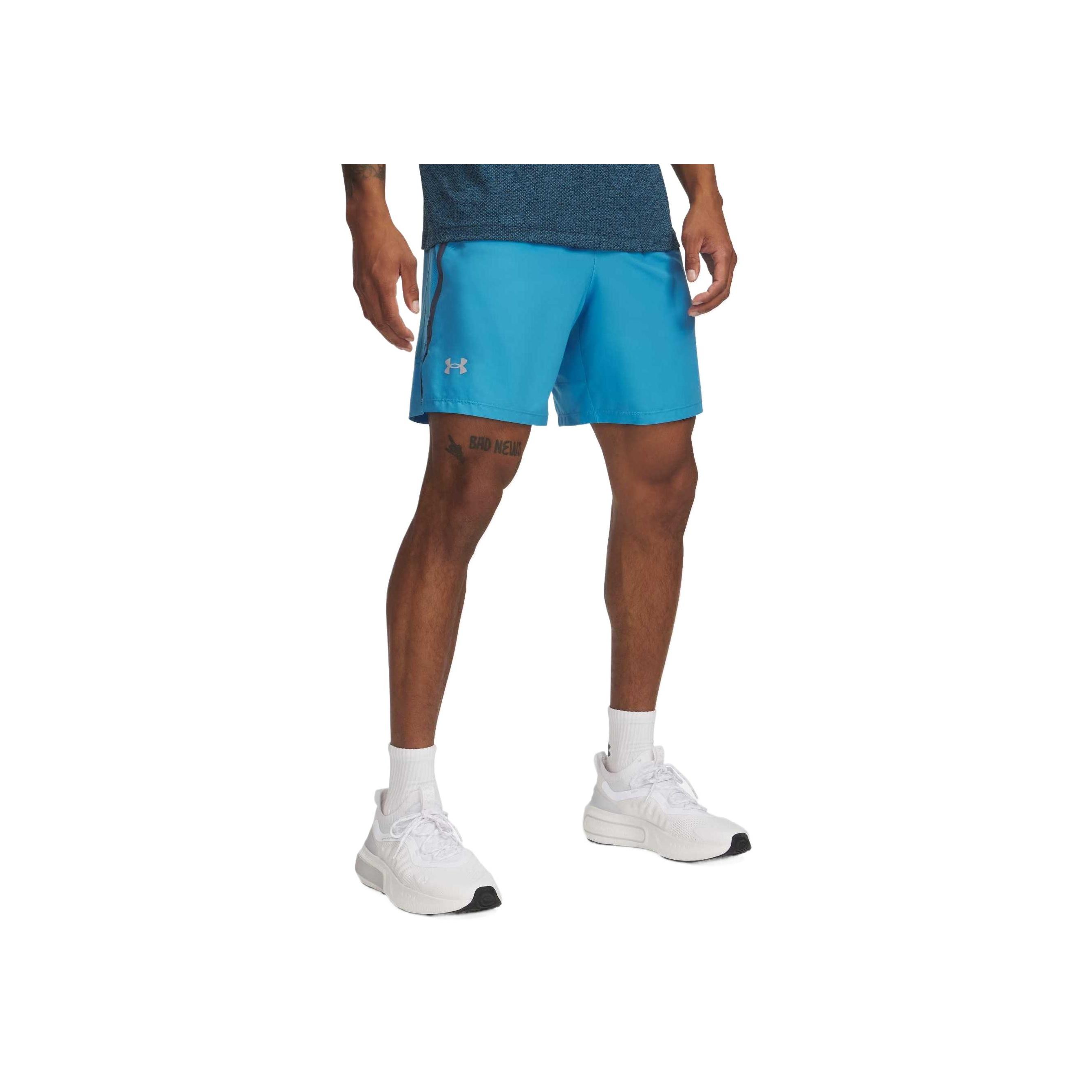 Under Armour Launch Comfortable Fashion Simple Three-Quarter Casual Shorts Men shorts Blue 1382641-452 XL