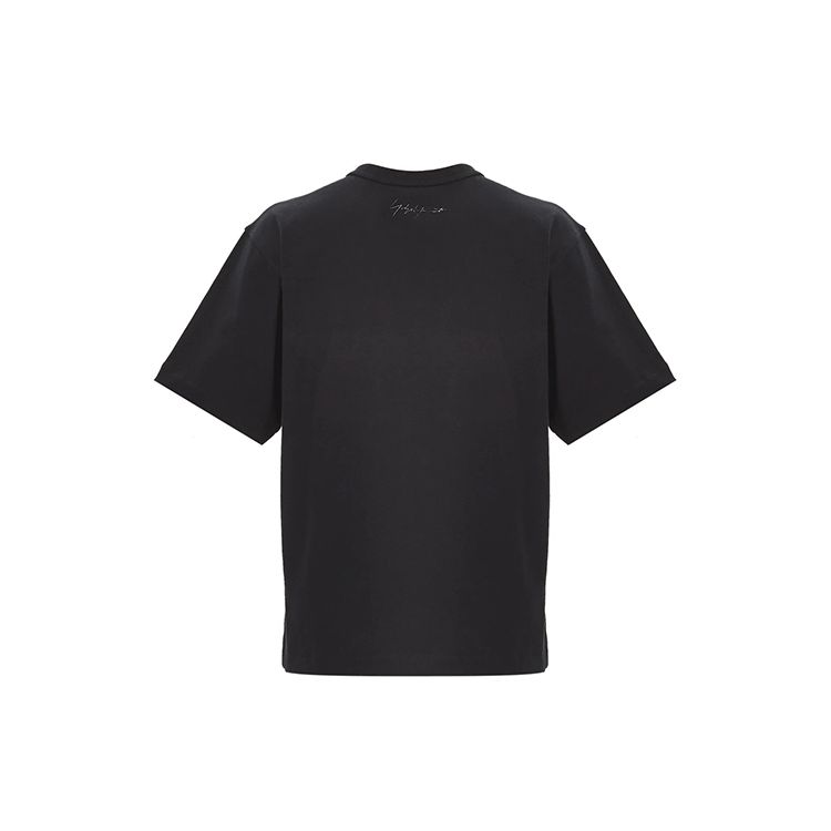 Y-3 Logo Casual Short Sleeve T-Shirt Men Tops Black FP8696