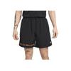 Nike Club Fleece Logo Embroidered Comfortable Lace-Up Fleece Sports Shorts Men Shorts Black FV5662-010