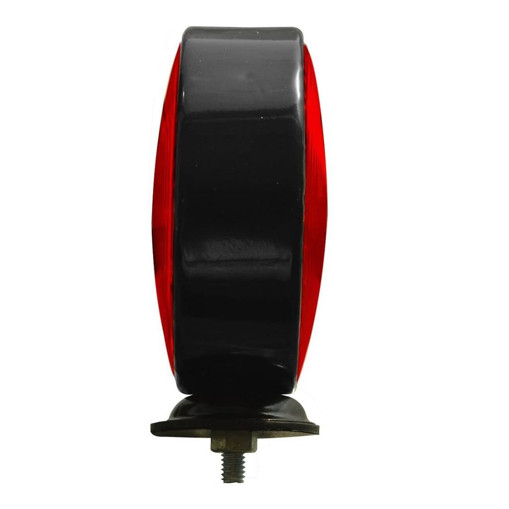 4" Double Face 12V Lights Set (Red) – Black Body | Suitable for Truck, Trailer & Universal Vehicles