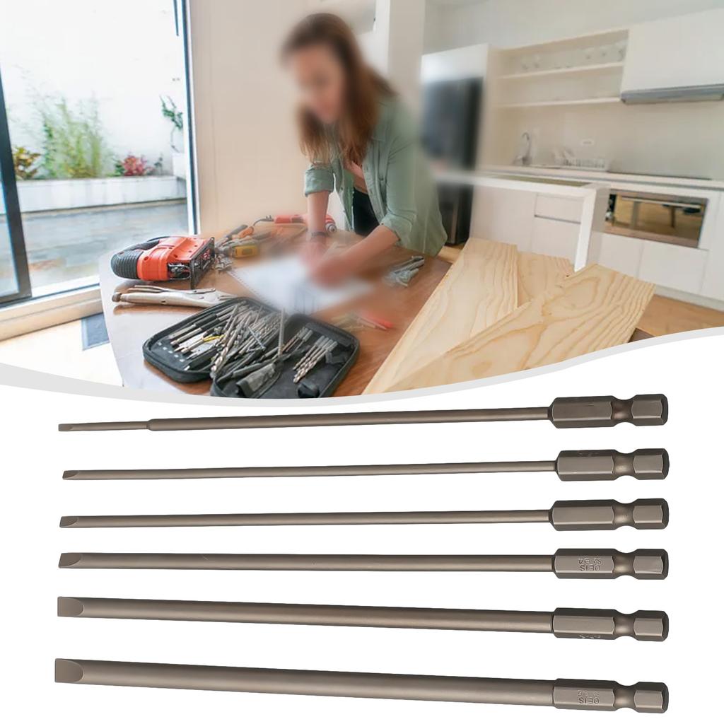 Alloy Steel Hand Drill SL SL Slotted Screwdriver Bits Set