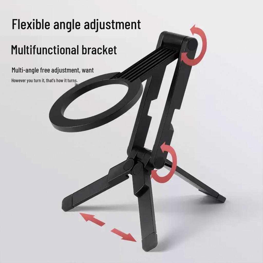 Magnetic Phone Holder: Portable Tripod & Selfie Stick for Streaming & Photography