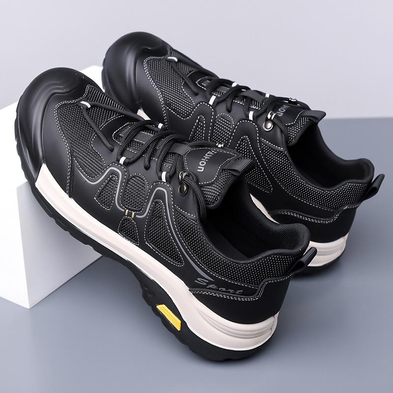 Sneakers Men's New Mesh Breathable Outdoor Hiking Shoes Men's Bag Head Non-slip Large Size Men's Hiking Shoes