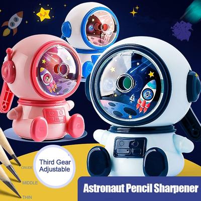 Third Gear Adjustable Hand-cranked Mechanical Tool Pencil Sharpener Automatically Enters Lead