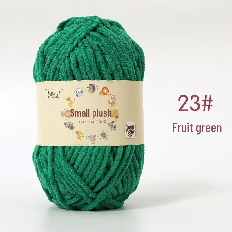 Little Velvet Chunky Yarn for DIY Knitting & Crochet - Cute Baby Crafts, Scarves, Dolls & Shoes