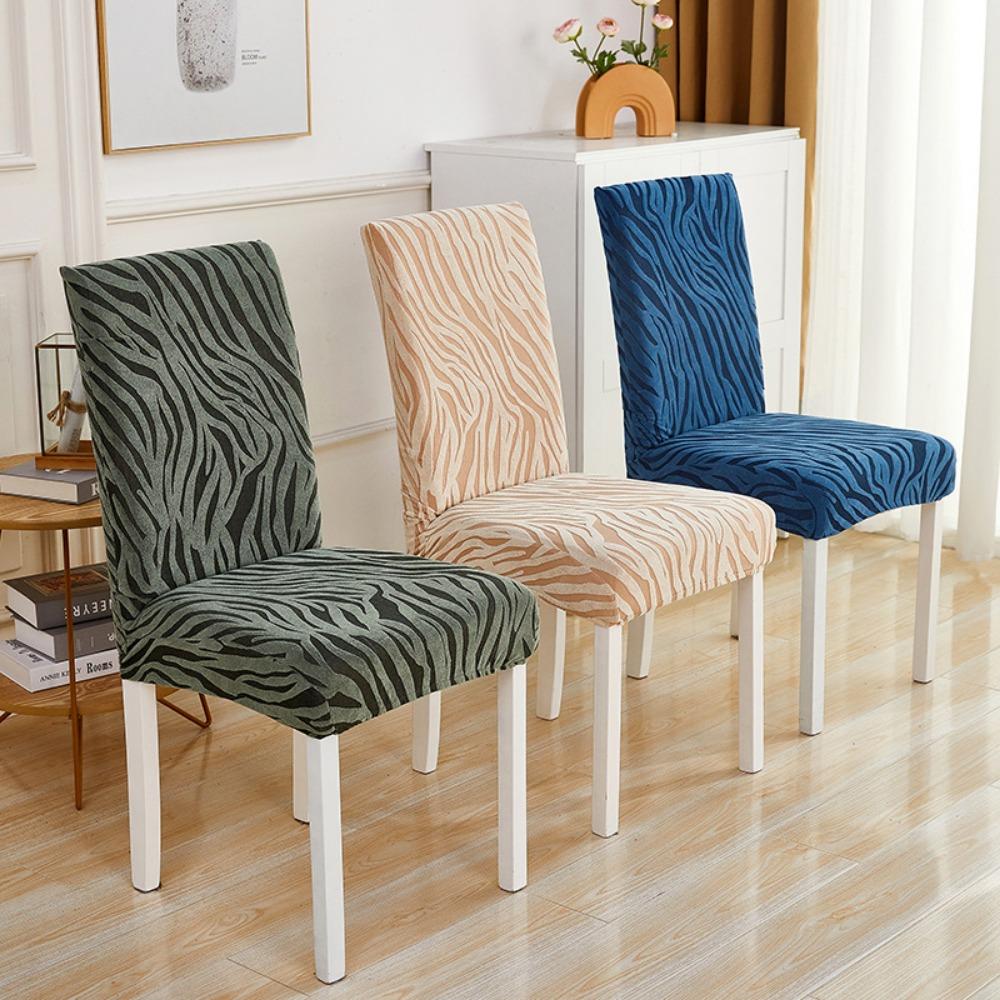 Thick Embossed Chair Cover Full Elastic Stretch for Hotel Restaurant All Seasons Use Chair Cover