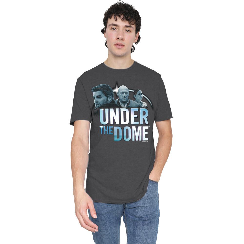 Under The Dome Character Art T-Shirt S-2XL Charcoal XXXL