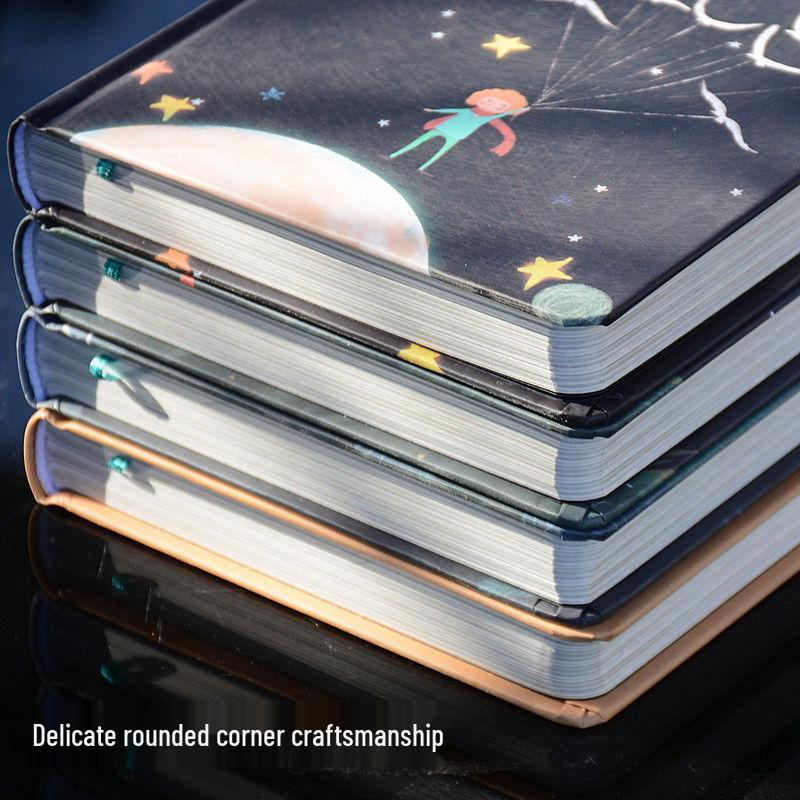 Dziennik z ilustracjami Małego Księcia: Urocze i Wykwintne dla Dziewczynek