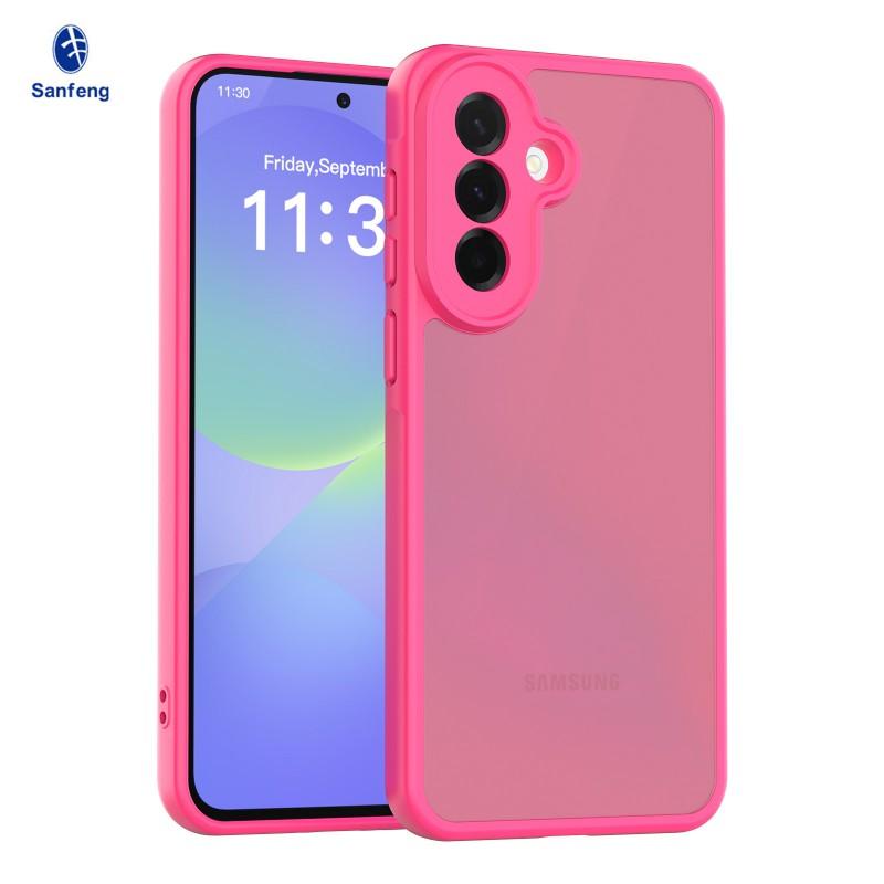 Suitable GalaxyA57 Protective Case A26 Phone A37 Skin-feeling PC+TPU Drop Resistance Fine Hole Matte Shell