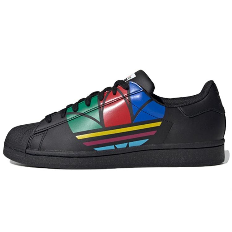 adidas Superstar Pure  Colorful Trefoil - Core Black  Men s FU9518 EU 42⅔