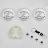 Lexus 62mm Wheel Hub Caps: Center, Dustproof, Decorative Labels