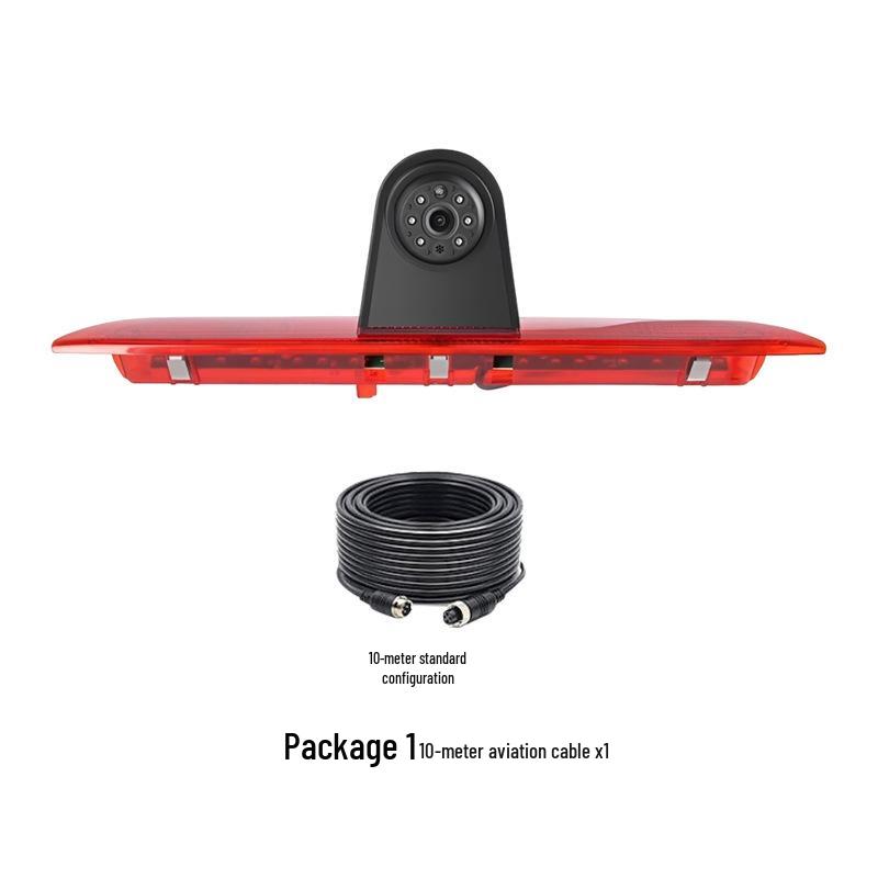 Ford Transit High-Mount Brake Light Camera: Waterproof, Night Vision, HD Rearview & Reversing Function.