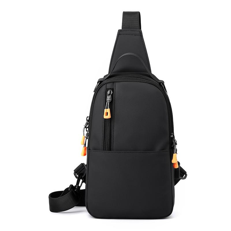 

Новый тренд Мужская нагрудная сумка Модная повседневная сумка через плечо Многофункциональная водонепроницаемая сумка кроссбоди Поясная сумка 29*17*8 чёрный