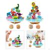 Wooden Balancing Puzzle Early Educational Toy Blocks for Age 4 5 6