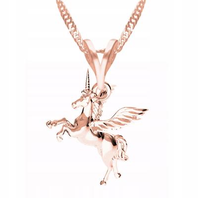 Gilded Necklace Unicorn Pendant With Unicorn Silver 925