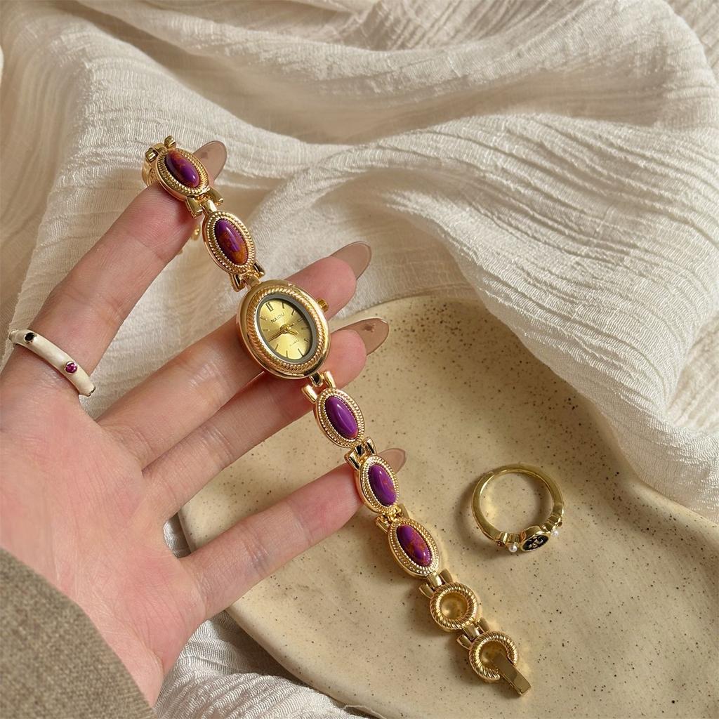 Xiaoxiang Medieval Light Luxury Bracelet Watch Temperament Watch Retro Small Gold Watch Women'S Watch