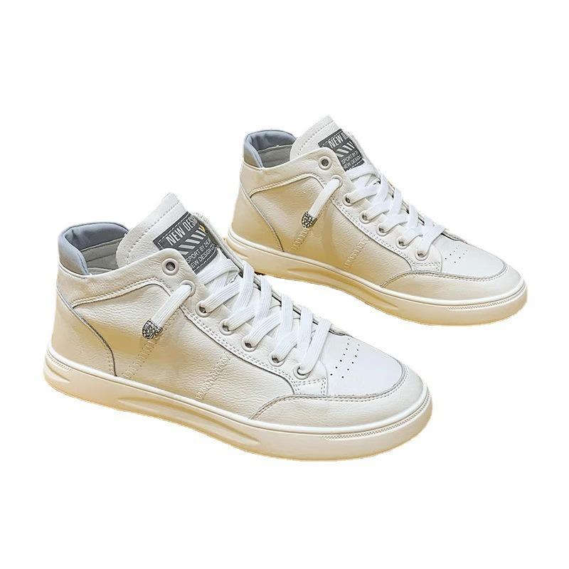 Fashion 2025 New Ladies Shoes Lace-up Women's Vulcanize Shoes Fashion Mesh Outdoor Slip-Resistant Casual Breathable High Top Flat Shoes