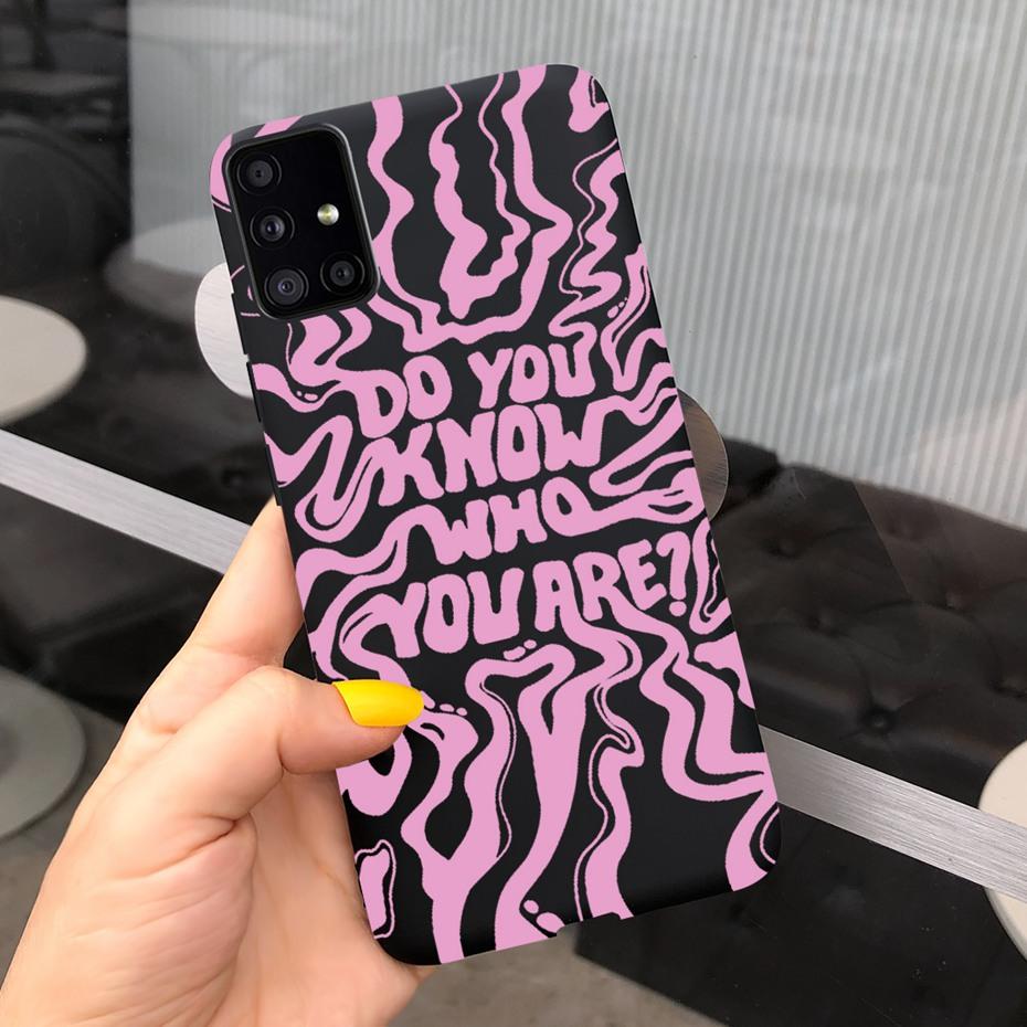 For Samsung Galaxy A51 5G SM-A516B Lovely Printing Jelly Phone Case Soft Silicone TPU Back Cover For Samsung A51 5G UW SM-A516V