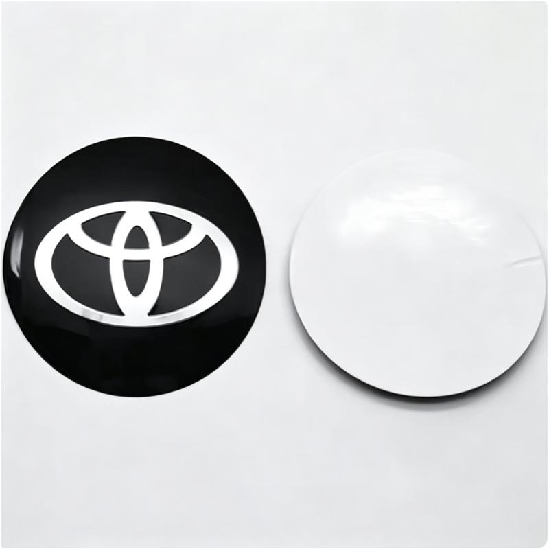 4pcs 56mm Car Wheel Hub Center Stickers Decal Emblem For Toyota Hilux Aygo Yaris Ractis Corolla Camry CHR Auris Tacoma Accessory