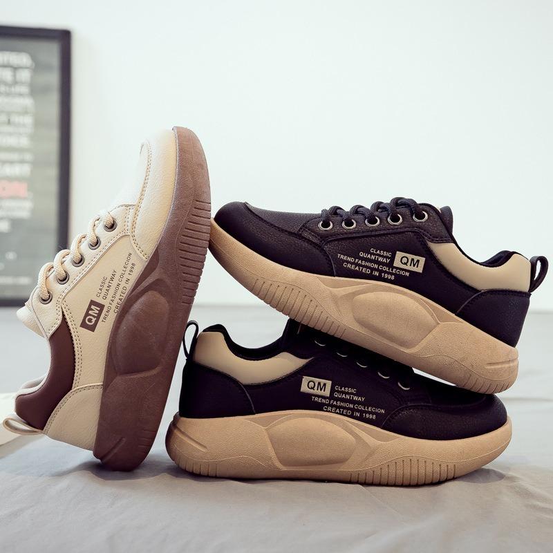 Spring Little White Shoes Women's Shoes New Thick-soled Heightening Board Shoes Soft Sole
