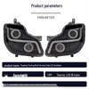 LED Super Bright Hercules Dual Lens Headlight Assembly with Daytime Running Lights & Turn Signal for Dongfeng Tianlong.