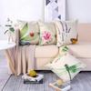 Dragonfly/Butterfly Cushion Cover, Linen Pillowcase Decoration For Living Room Sofa Car Bedroom Home Decor 40X40 50X50 60X60