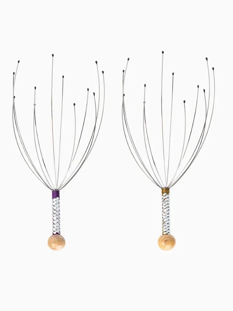 Head Massager Head Scratching Octopus Scalp Non Soul Extractor Divine Tool For Extracting Healthy And Healthy Hair 1/2PCS