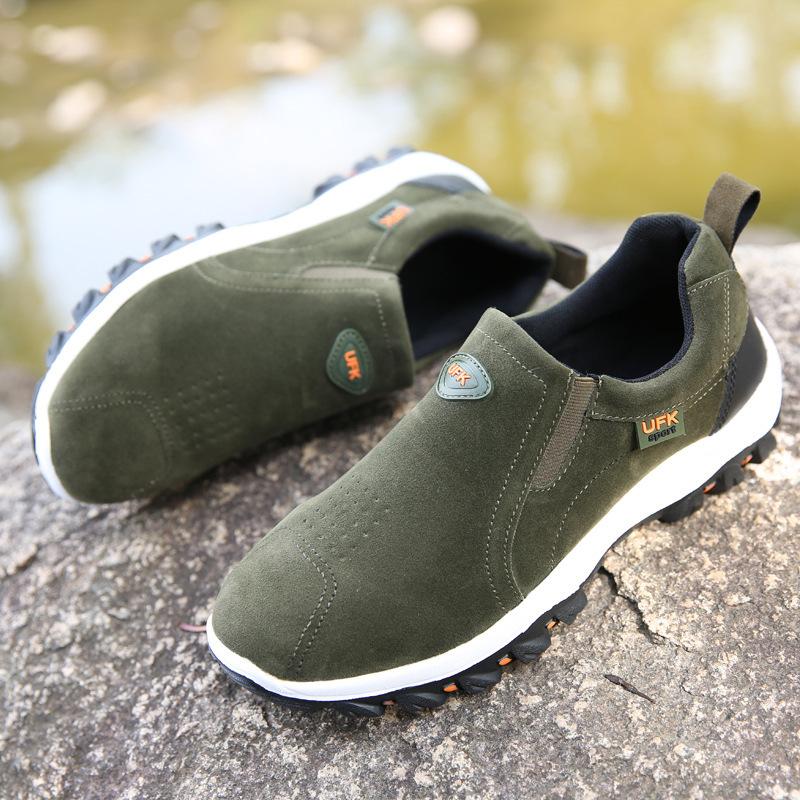 Daddy Shoes Spring Autumn Middle-Aged Elderly Walking Shoes Comfortable And Versatile Casual Walking Shoes Elderly Shoes