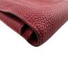 HERMES Bifold Wallet Taurillon Clemence Dogon GM Purse Red Taurillon Clemence Used