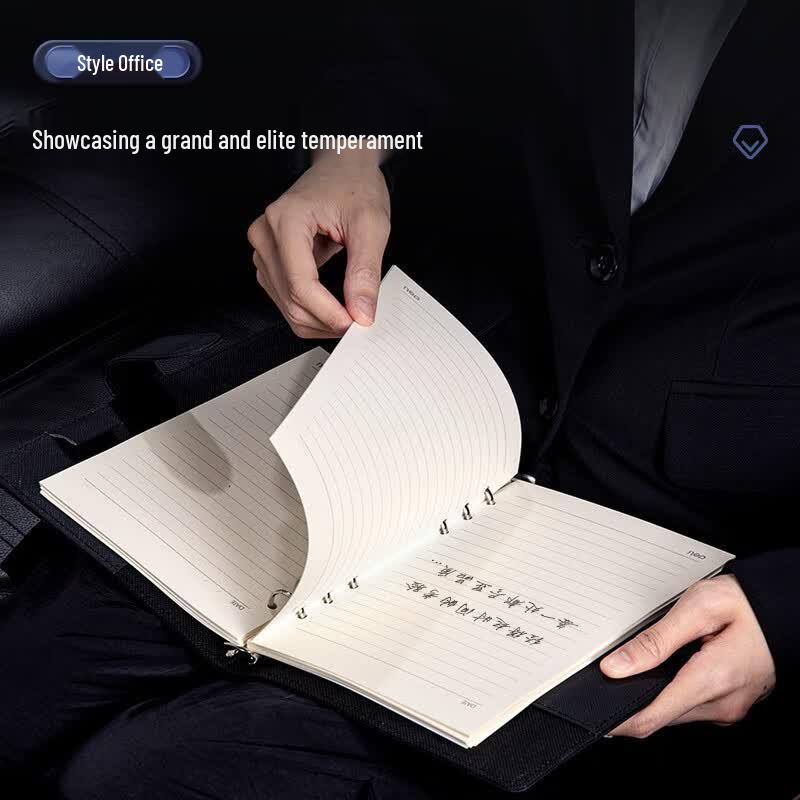 Deli A5 Loose-Leaf Business Notebook