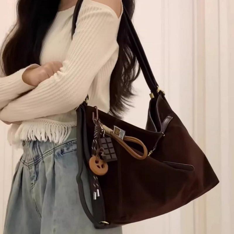 Commuter Backpack, Large Capacity Tote Bag, Versatile Single Shoulder Crossbody Bag