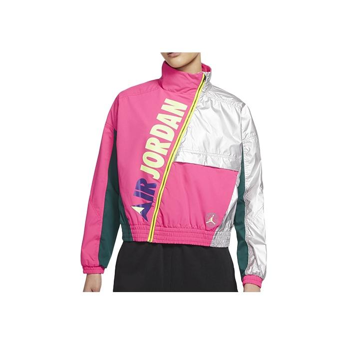 Jordan Winter Utility Stand Collar Spliced Jacket Women Jacket Watermelon-Red CW6498-674