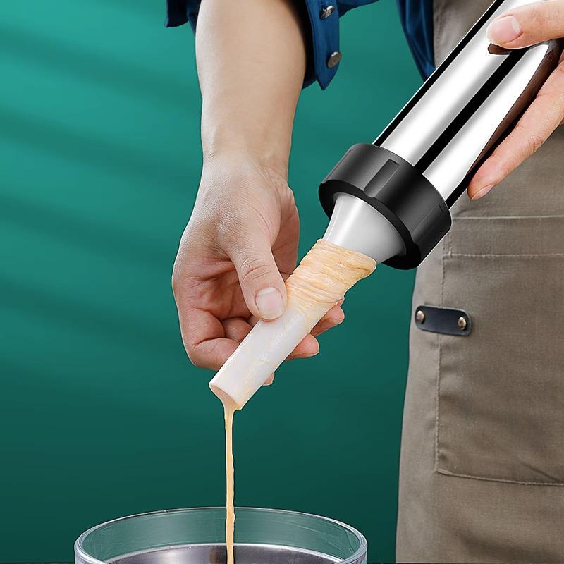 Hand-Push Manual Sausage Filler Injector for Home-Made Hot Dogs