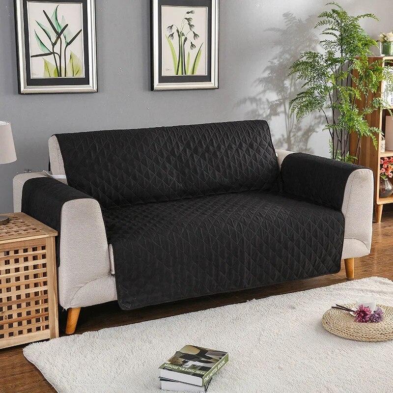 1/2/3 Seater Sofa Cover Mat for Pets Kids Sofa Armchair Covers Non-Slip Anti-Dust Cat Scratches Single Seat Slipcovers Protector