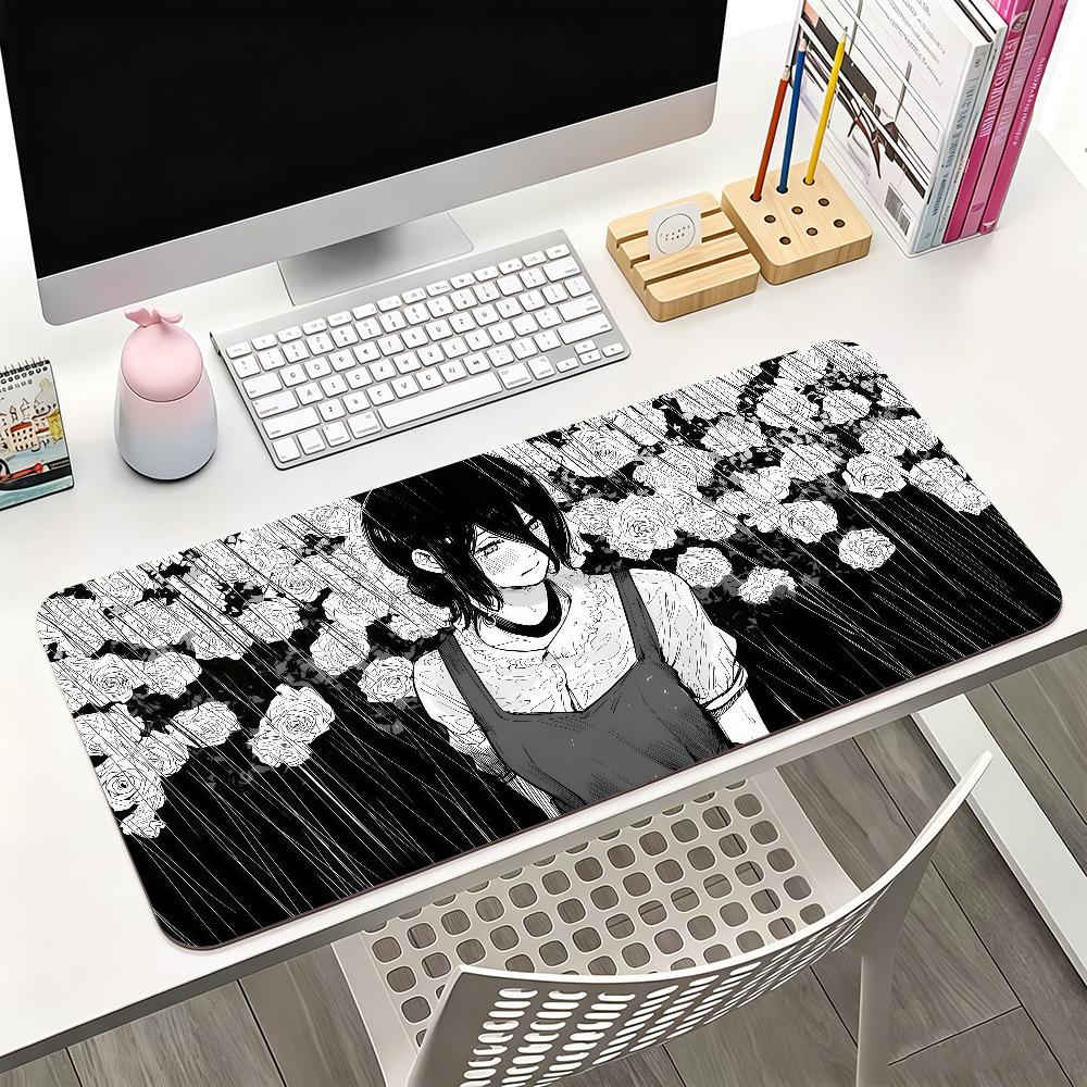 Adventure anime characters R-Reze Mouse Pad Square Office Gaming Desk Mat Waterproof Non-Slip Rubber Decorative