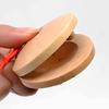 Wooden Castanets Wood Percussion Flamenco Musical Instrument Kids Toddler Toys