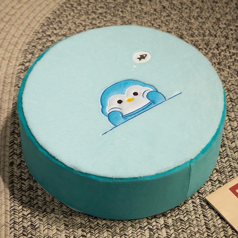 Cute Penguin Bee Sponge Seat Cushion Office Seat Cushion Girls Bedroom Tatami Futon Pad Birthday Gift